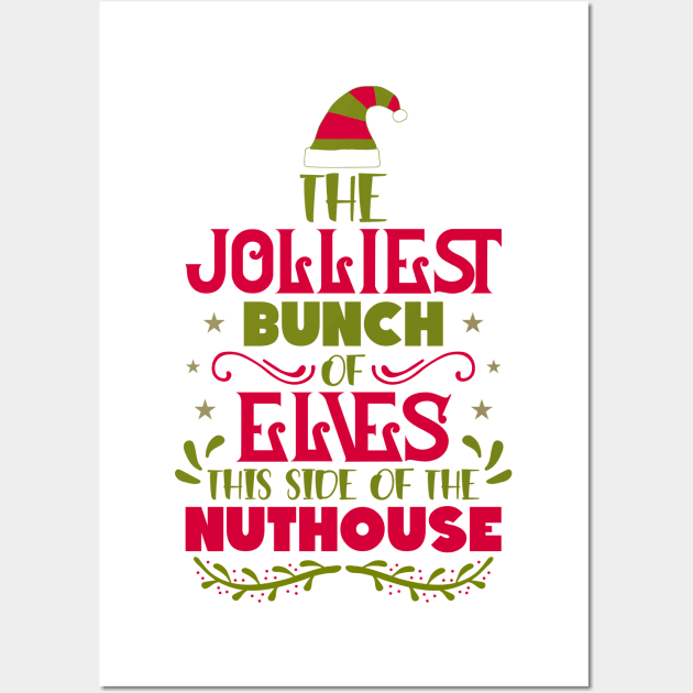 The jolliest bunch of elves Wall Art by Beauty Jarupa